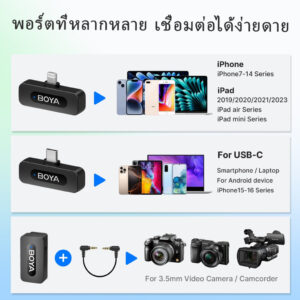 BOYA-ไมค์ไร้สาย