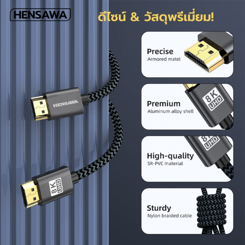 HENSAWA สาย HDMI