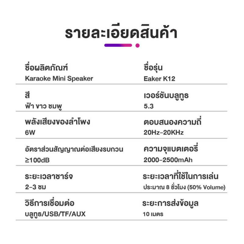 Ulike K12 ลำโพงบลูทูธ