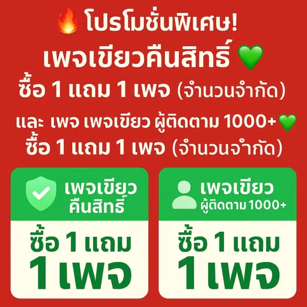 เพจเฟชบุ๊คราคาถูก