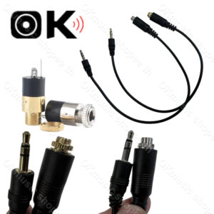 1pcs 30cm pj392 สายไฟต่อ หัวแจ๊ค AUX ตัวเมีย