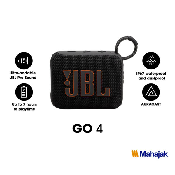 JBL Go 4 ลำโพงบลูทูธแบบพกพาขนาดกระทัดรัด