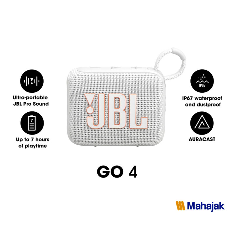 JBL Go 4 ลำโพงบลูทูธแบบพกพาขนาดกระทัดรัด