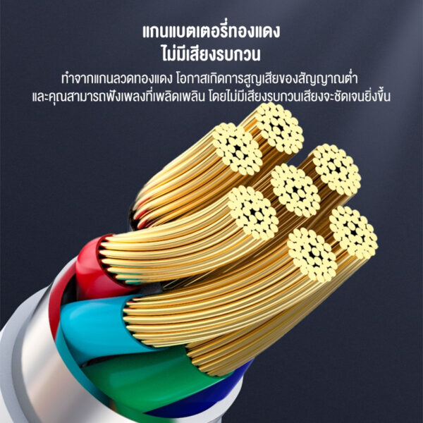 KIVEE หูฟัง หูฟังมีสาย