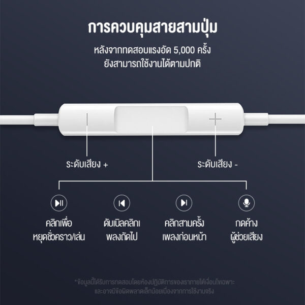 KIVEE หูฟัง หูฟังมีสาย