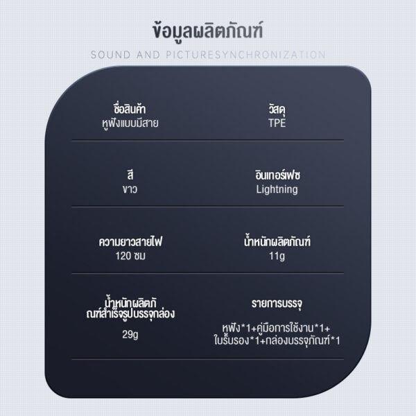 KIVEE หูฟัง หูฟังมีสาย