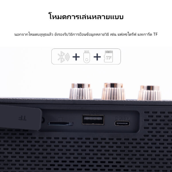 Oscrop ลำโพงบลูทูธไร้สาย