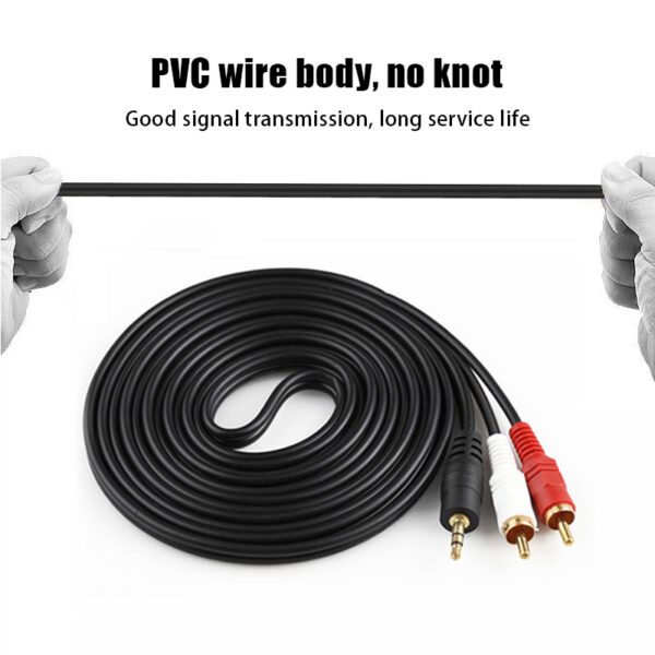 สายลำโพง 3.5mm to RCA 1 ออก 2 สาย