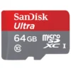 SanDisk ไมโคร SD การ์ด คลาส 10 ความจุ 64GB. Micro SD Card Class 10 64GB.