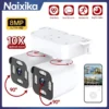 5MP 10X ซูม PTZ Wifi Bullet กล้อง IP เลนส์คู่กลางแจ้งการติดตามอัตโนมัติกันน้ํา Panoramic View กล้องวงจรปิดการเฝ้าระวังวิดีโอกล้อง
