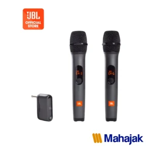 JBL Wireless Microphone Set เซ็ตไมโครโฟนลอยไร้สาย 2 ชิ้น ใช้งานระยะไกลถึง 10 เมตร