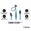 JBL Tune 310 UBS-C หูฟังอินเอียร์น้ำหนักเบา ไดรเวอร์ไดนามิกขนาด 9 มม ใช้งานได้ง่ายผ่านสาย USB-C