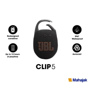 JBL CLIP 5 ลำโพง Bluetooth แบบพกพา เสียงเบสแน่นคมชัด [P1]