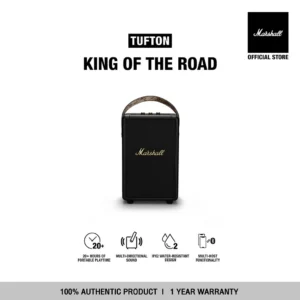 MARSHALL Tufton Black And Brass - รับประกัน 1 ปี + ส่งฟรี - ลำโพงบลูทูธ ลำโพงพกพา ลำโพง marshall