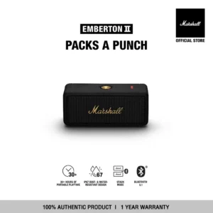 MARSHALL Emberton II - รับประกัน 1 ปี+ส่งฟรี - ลำโพงบลูทูธ ลำโพง bluetooth ลำโพงพกพา