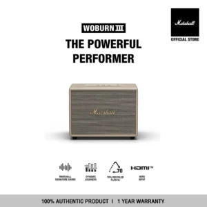 MARSHALL Woburn III Cream - รับประกัน 1 ปี + ส่งฟรี - ลำโพง marshall ลำโพงบลูทูธ ลําโพง bluetooth